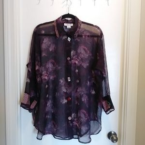 Donna Jessica Wearable Art blouse
